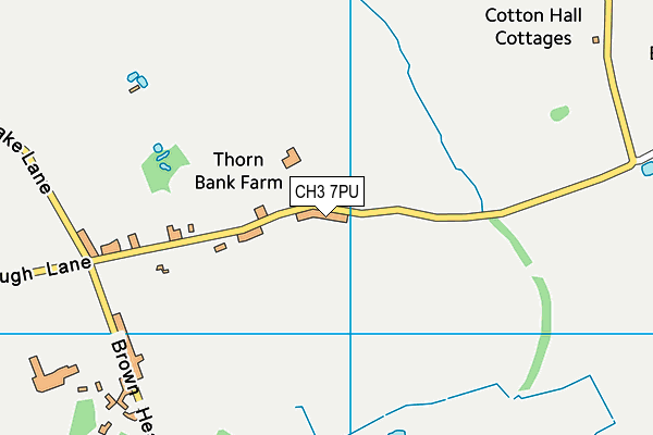 CH3 7PU map - OS VectorMap District (Ordnance Survey) CH3 7PU map - OS VectorMap District (Ordnance Survey)
