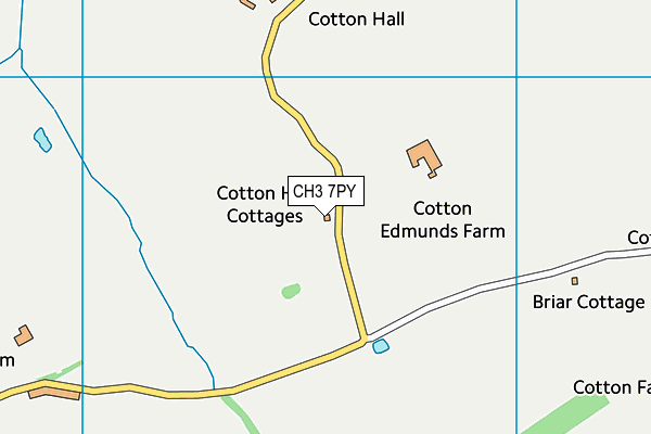 CH3 7PY map - OS VectorMap District (Ordnance Survey) CH3 7PY map - OS VectorMap District (Ordnance Survey)