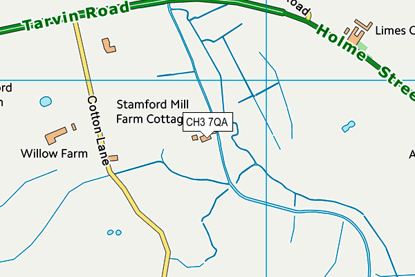 CH3 7QA map - OS VectorMap District (Ordnance Survey) CH3 7QA map - OS VectorMap District (Ordnance Survey)