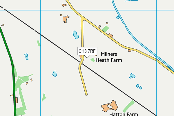 CH3 7RF map - OS VectorMap District (Ordnance Survey) CH3 7RF map - OS VectorMap District (Ordnance Survey)