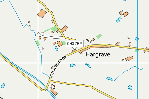 CH3 7RP map - OS VectorMap District (Ordnance Survey) CH3 7RP map - OS VectorMap District (Ordnance Survey)
