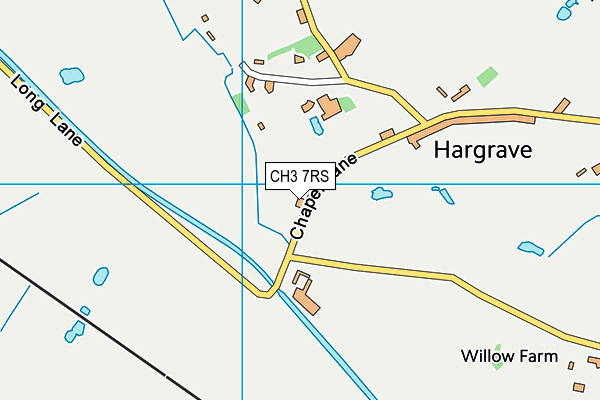 CH3 7RS map - OS VectorMap District (Ordnance Survey) CH3 7RS map - OS VectorMap District (Ordnance Survey)