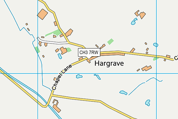 CH3 7RW map - OS VectorMap District (Ordnance Survey) CH3 7RW map - OS VectorMap District (Ordnance Survey)