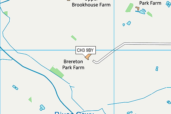 CH3 9BY map - OS VectorMap District (Ordnance Survey) CH3 9BY map - OS VectorMap District (Ordnance Survey)
