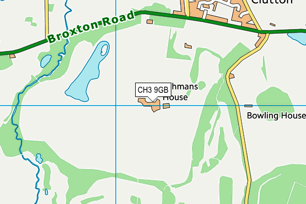 CH3 9GB map - OS VectorMap District (Ordnance Survey) CH3 9GB map - OS VectorMap District (Ordnance Survey)