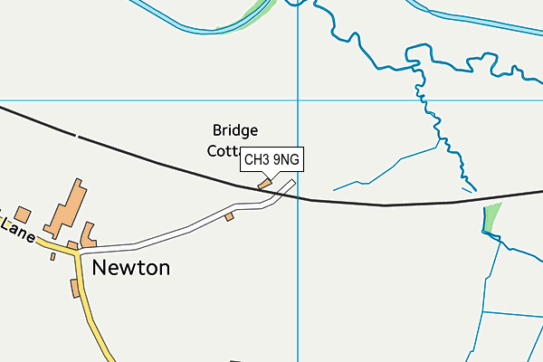 CH3 9NG map - OS VectorMap District (Ordnance Survey) CH3 9NG map - OS VectorMap District (Ordnance Survey)
