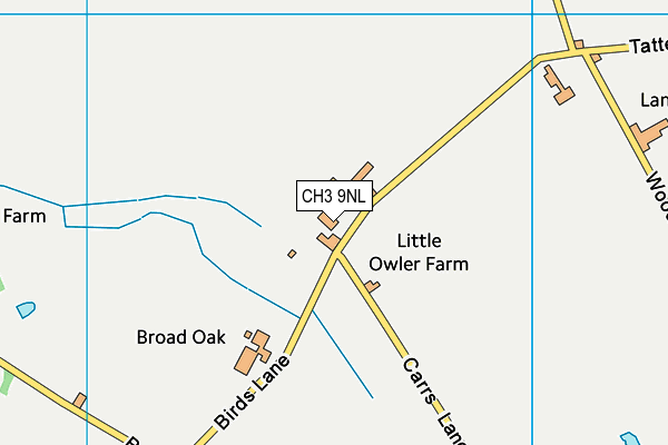 CH3 9NL map - OS VectorMap District (Ordnance Survey) CH3 9NL map - OS VectorMap District (Ordnance Survey)