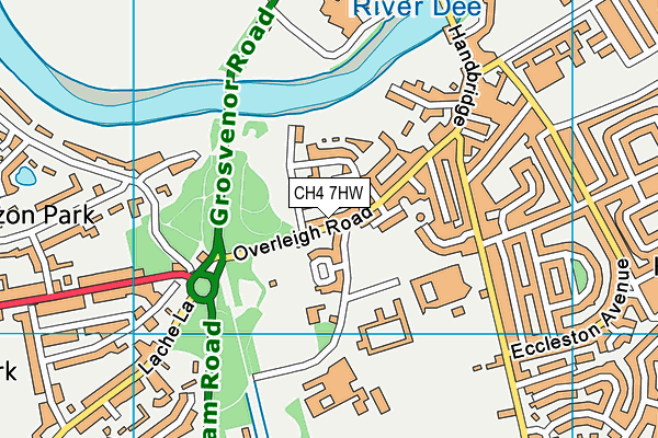 CH4 7HW map - OS VectorMap District (Ordnance Survey) CH4 7HW map - OS VectorMap District (Ordnance Survey)