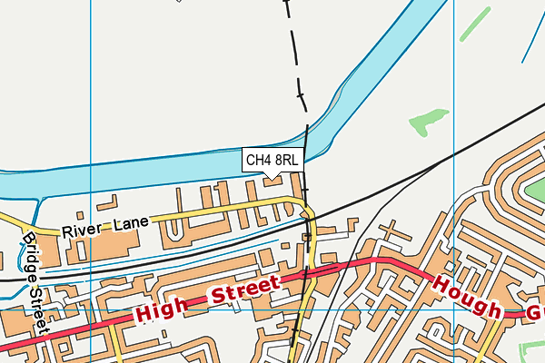 CH4 8RL map - OS VectorMap District (Ordnance Survey) CH4 8RL map - OS VectorMap District (Ordnance Survey)
