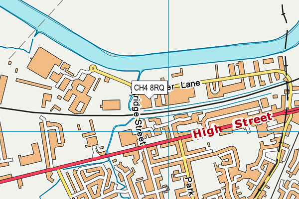 CH4 8RQ map - OS VectorMap District (Ordnance Survey)