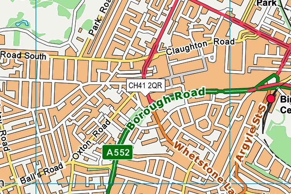 CH41 2QR map - OS VectorMap District (Ordnance Survey) CH41 2QR map - OS VectorMap District (Ordnance Survey)