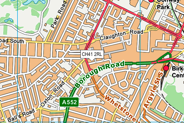 CH41 2RL map - OS VectorMap District (Ordnance Survey) CH41 2RL map - OS VectorMap District (Ordnance Survey)