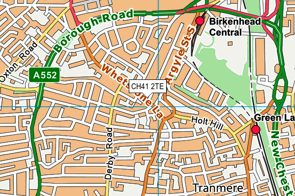 CH41 2TE map - OS VectorMap District (Ordnance Survey) CH41 2TE map - OS VectorMap District (Ordnance Survey)