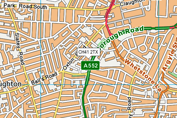 CH41 2TX map - OS VectorMap District (Ordnance Survey) CH41 2TX map - OS VectorMap District (Ordnance Survey)