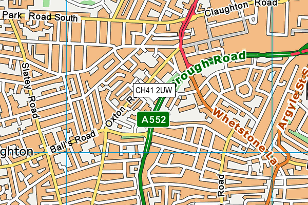 CH41 2UW map - OS VectorMap District (Ordnance Survey) CH41 2UW map - OS VectorMap District (Ordnance Survey)