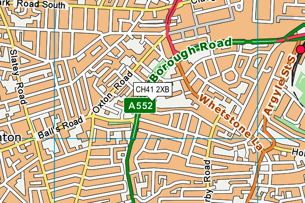 CH41 2XB map - OS VectorMap District (Ordnance Survey) CH41 2XB map - OS VectorMap District (Ordnance Survey)