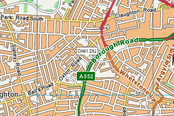 CH41 2XJ map - OS VectorMap District (Ordnance Survey) CH41 2XJ map - OS VectorMap District (Ordnance Survey)