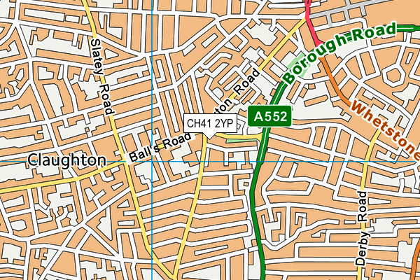 CH41 2YP map - OS VectorMap District (Ordnance Survey) CH41 2YP map - OS VectorMap District (Ordnance Survey)