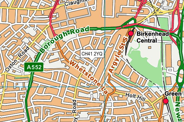 CH41 2YQ map - OS VectorMap District (Ordnance Survey) CH41 2YQ map - OS VectorMap District (Ordnance Survey)