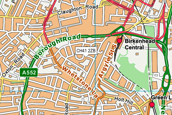 CH41 2ZB map - OS VectorMap District (Ordnance Survey) CH41 2ZB map - OS VectorMap District (Ordnance Survey)