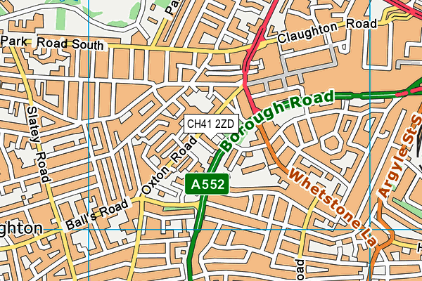 CH41 2ZD map - OS VectorMap District (Ordnance Survey) CH41 2ZD map - OS VectorMap District (Ordnance Survey)