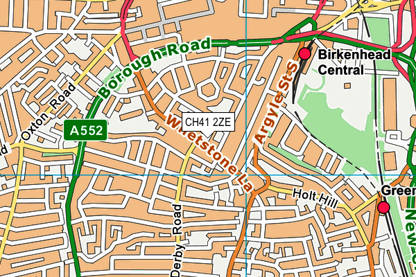 CH41 2ZE map - OS VectorMap District (Ordnance Survey) CH41 2ZE map - OS VectorMap District (Ordnance Survey)