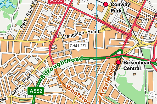 CH41 2ZL map - OS VectorMap District (Ordnance Survey) CH41 2ZL map - OS VectorMap District (Ordnance Survey)