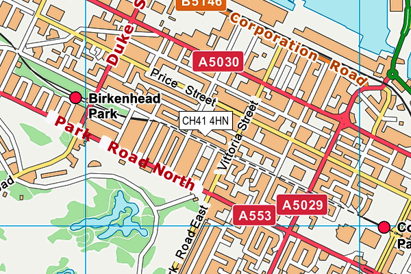 CH41 4HN map - OS VectorMap District (Ordnance Survey)