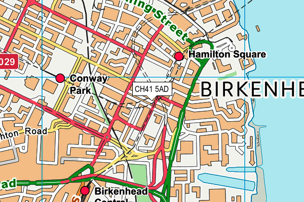 CH41 5AD map - OS VectorMap District (Ordnance Survey) CH41 5AD map - OS VectorMap District (Ordnance Survey)