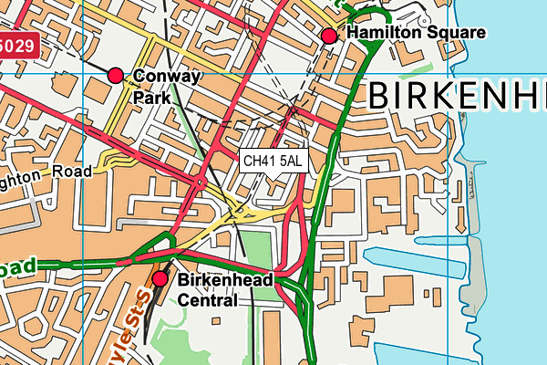 CH41 5AL map - OS VectorMap District (Ordnance Survey) CH41 5AL map - OS VectorMap District (Ordnance Survey)
