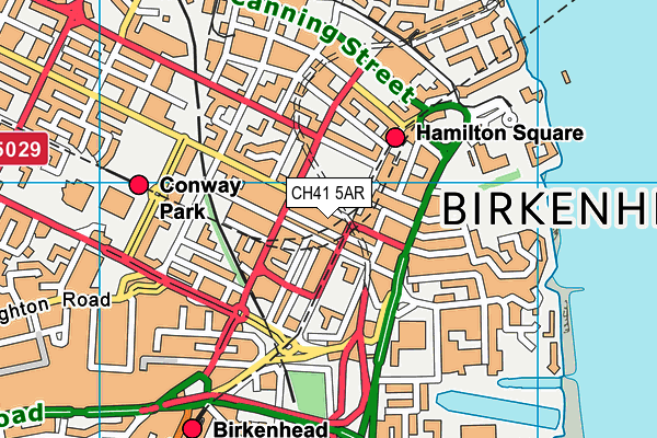 CH41 5AR map - OS VectorMap District (Ordnance Survey)
