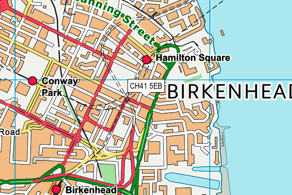 CH41 5EB map - OS VectorMap District (Ordnance Survey) CH41 5EB map - OS VectorMap District (Ordnance Survey)