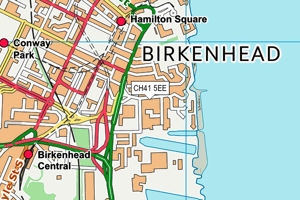 CH41 5EE map - OS VectorMap District (Ordnance Survey) CH41 5EE map - OS VectorMap District (Ordnance Survey)