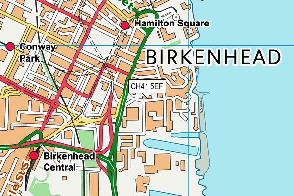 CH41 5EF map - OS VectorMap District (Ordnance Survey) CH41 5EF map - OS VectorMap District (Ordnance Survey)