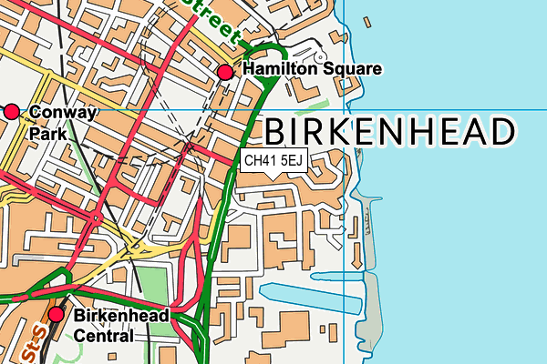CH41 5EJ map - OS VectorMap District (Ordnance Survey)