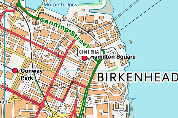 CH41 5HA map - OS VectorMap District (Ordnance Survey) CH41 5HA map - OS VectorMap District (Ordnance Survey)