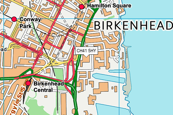 CH41 5HY map - OS VectorMap District (Ordnance Survey) CH41 5HY map - OS VectorMap District (Ordnance Survey)