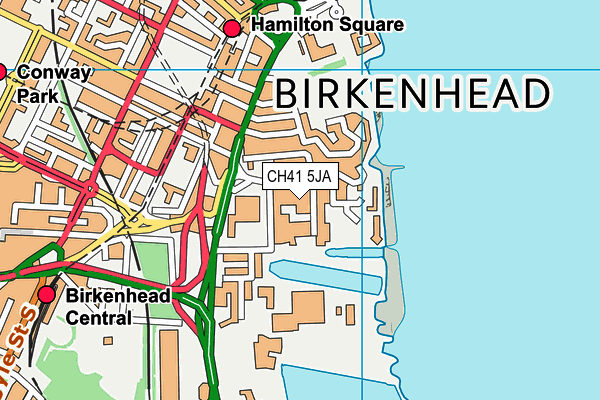 CH41 5JA map - OS VectorMap District (Ordnance Survey)