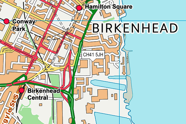 CH41 5JH map - OS VectorMap District (Ordnance Survey) CH41 5JH map - OS VectorMap District (Ordnance Survey)