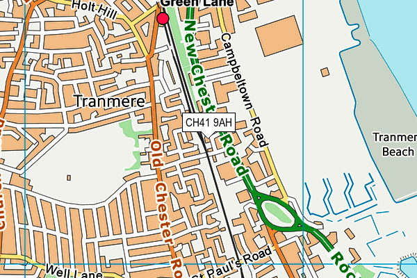CH41 9AH map - OS VectorMap District (Ordnance Survey) CH41 9AH map - OS VectorMap District (Ordnance Survey)