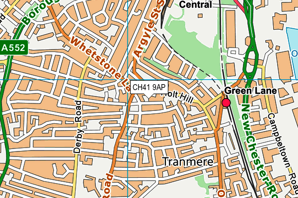 CH41 9AP map - OS VectorMap District (Ordnance Survey) CH41 9AP map - OS VectorMap District (Ordnance Survey)