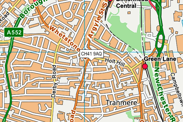 CH41 9AQ map - OS VectorMap District (Ordnance Survey) CH41 9AQ map - OS VectorMap District (Ordnance Survey)