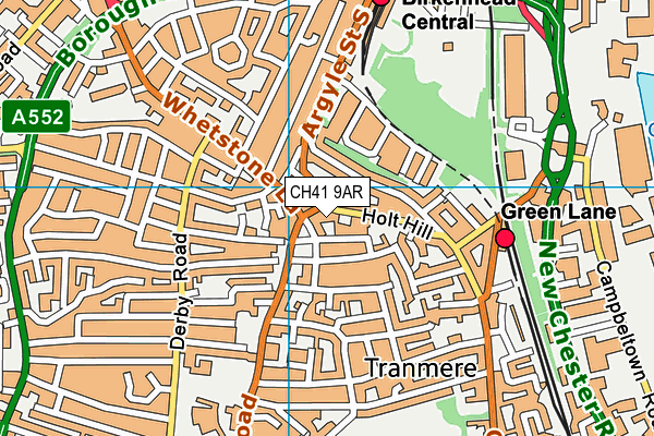 CH41 9AR map - OS VectorMap District (Ordnance Survey) CH41 9AR map - OS VectorMap District (Ordnance Survey)
