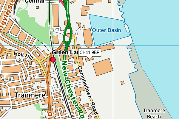 CH41 9BP map - OS VectorMap District (Ordnance Survey) CH41 9BP map - OS VectorMap District (Ordnance Survey)