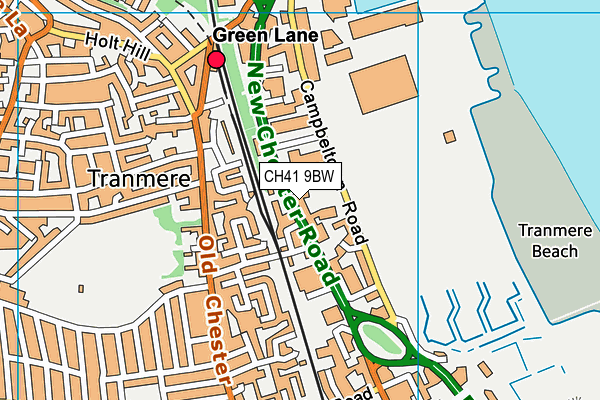CH41 9BW map - OS VectorMap District (Ordnance Survey) CH41 9BW map - OS VectorMap District (Ordnance Survey)