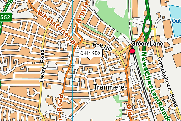 CH41 9DX map - OS VectorMap District (Ordnance Survey) CH41 9DX map - OS VectorMap District (Ordnance Survey)