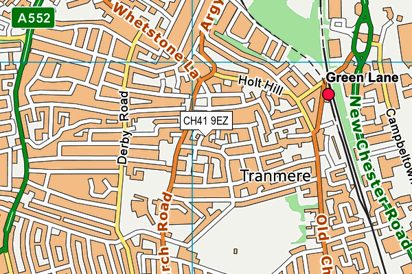 CH41 9EZ map - OS VectorMap District (Ordnance Survey) CH41 9EZ map - OS VectorMap District (Ordnance Survey)