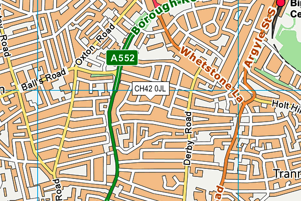 CH42 0JL map - OS VectorMap District (Ordnance Survey)