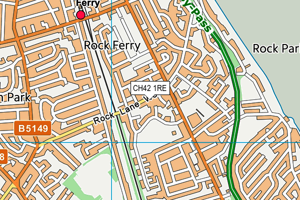 CH42 1RE map - OS VectorMap District (Ordnance Survey) CH42 1RE map - OS VectorMap District (Ordnance Survey)