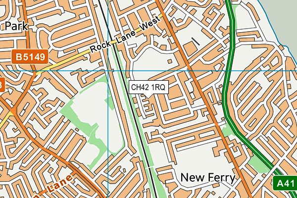 CH42 1RQ map - OS VectorMap District (Ordnance Survey) CH42 1RQ map - OS VectorMap District (Ordnance Survey)